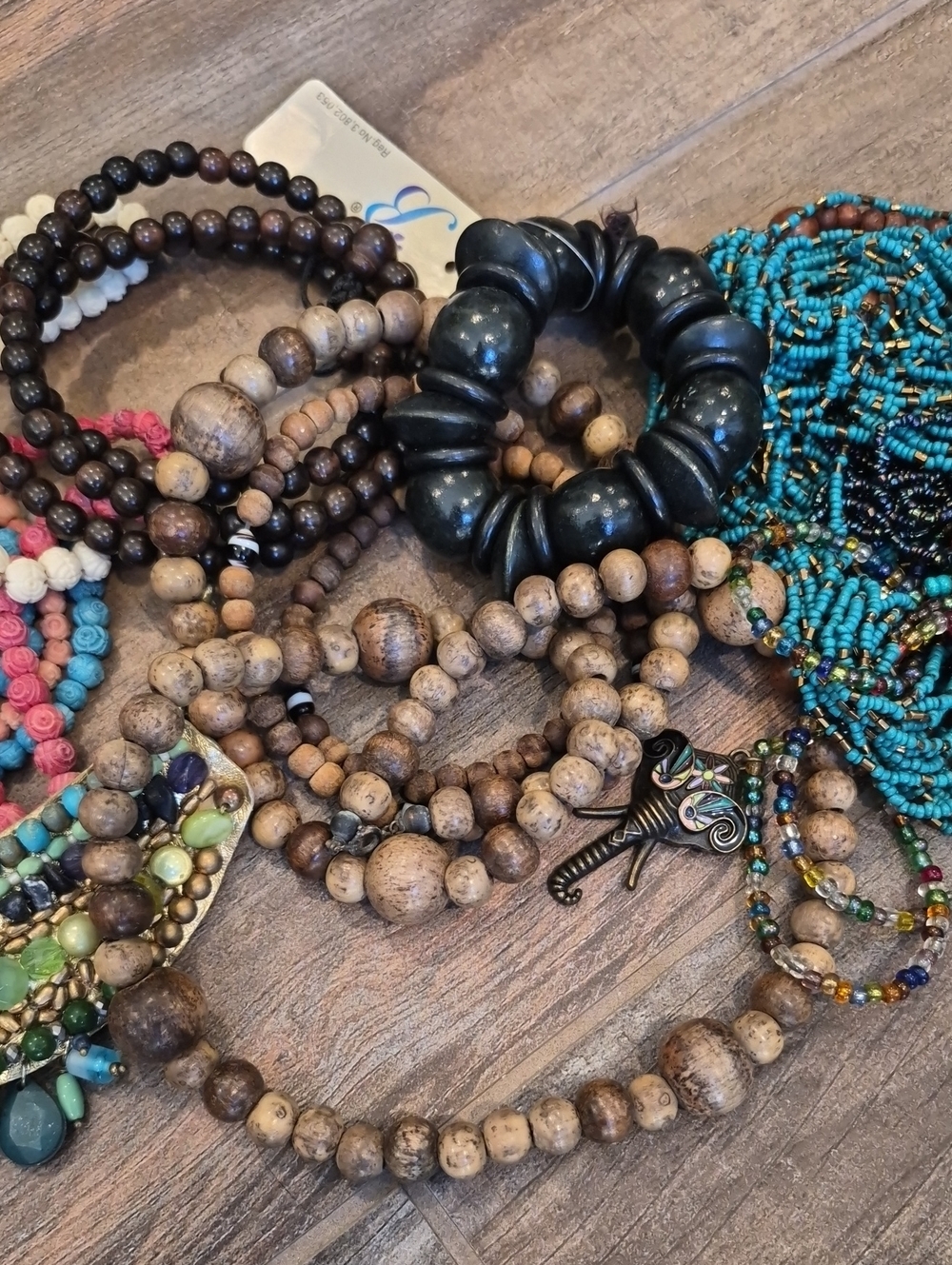 Broken Bohemian Beauties, Craft Jewelry, 1 Pound 2.6 Ounces - Picture 3 of 10